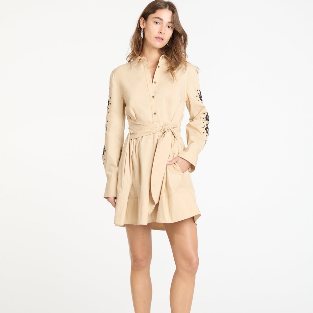 TANYA TAYLOR Maddy Embroidered Dress‎